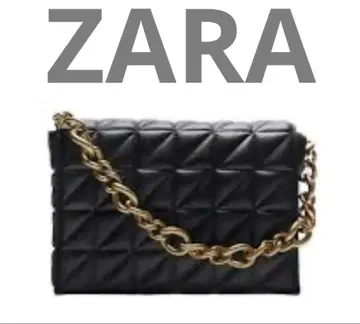 [ 새상품 ] ZARA 체인팩 블랙 퀼팅