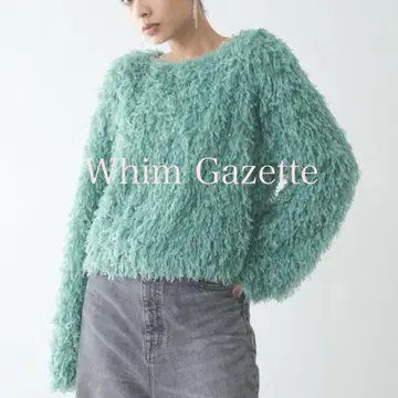 새상품 Whim Gazette [ GEMINI ] 페더 롱 슬리브 풀오버