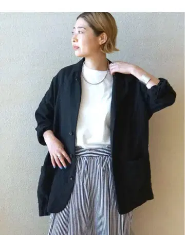 저널 스탠다드 랙스 린넨 와셔 자켓