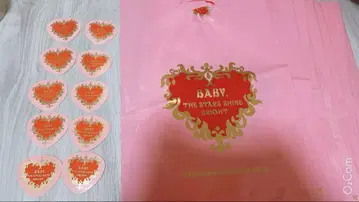 BABY 샵 봉투 택 리본 세트