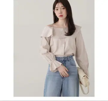 프로포션 바디 드레싱 아시아 플레어 블라우스 새상품