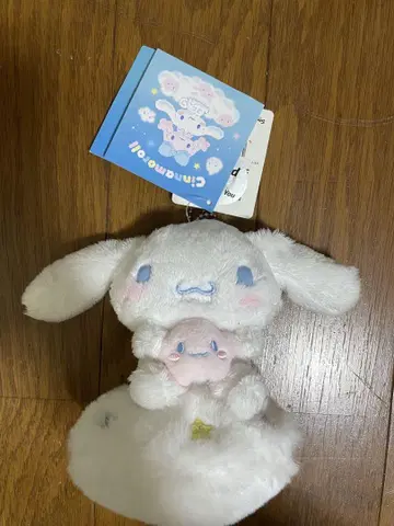 시나모롤 마스코트 홀더 시나몬 & 폴로와 구름의 형제들