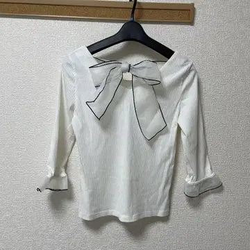 랩핑 백리본 상의