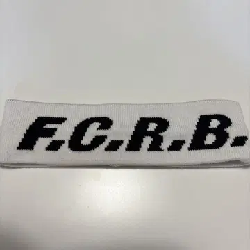 F.C.R.B. 헤어밴드 화이트
