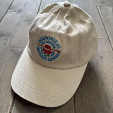 QUIKSILVER 퀵실버 베이지 캡 프리 사이즈