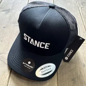 STANCE 스탠스 블랙 스냅백 캡 OS