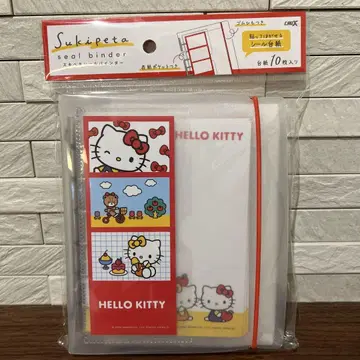 산리오 키티 sukipeta 스키페타씰 바인더 씰북