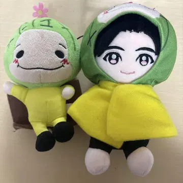 치넨 유리 사보넨 봉제 인형 2세트
