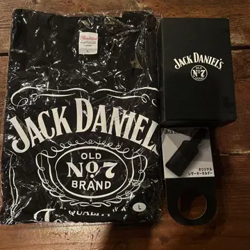Jack Daniel's 티셔츠 L 사이즈 + 헤드폰 + 키링
