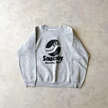 80s 빈티지 Hanes Saucony 맨투맨 미국 USA 제조