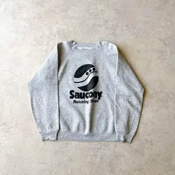 80s 빈티지 Hanes Saucony 맨투맨 미국 USA 제조