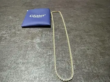 Glitter 골드 컬러 목걸이 56cm