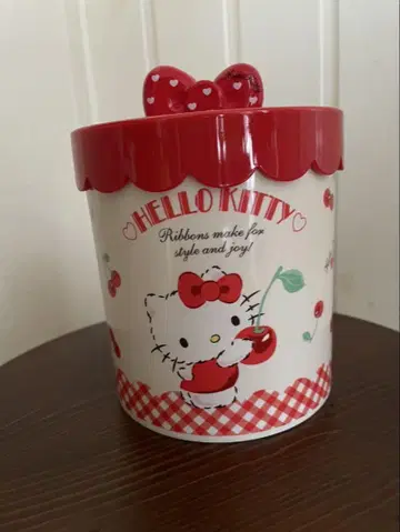 산리오 소품함 체리 체리 패턴