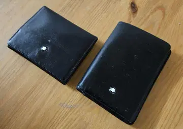 몽블랑 블랙 가죽 명함지갑, 코인 케이스 2세트