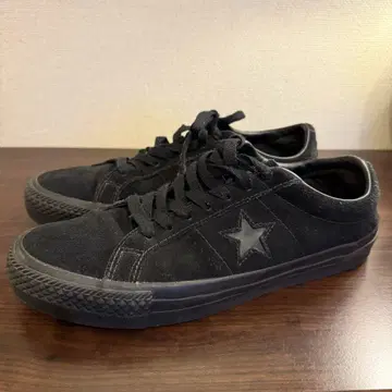 converse cons one star pro all black