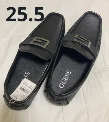 [미사용 새상품] GUESS 블랙 로퍼 택 포함