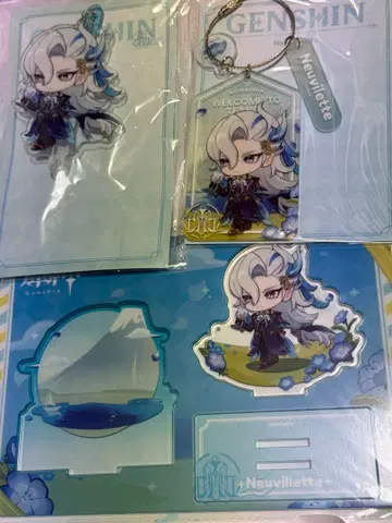 원신 팝업 테이왓 굿즈 2025 테쿠테쿠 모험 누빌레트 3종