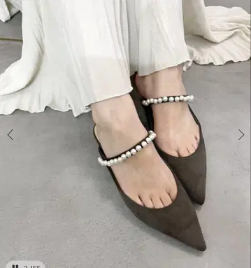 르 탈론 펄 스트랩 뮬 새상품
