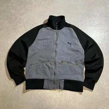 00s 푸마 블루종 트랙 자켓 블랙 푸마 y2k