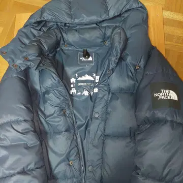THE NORTH FACE 네이비 다운 자켓