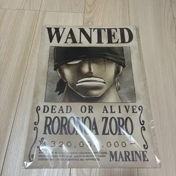 로로노아 조로 WANTED 포스터 원피스