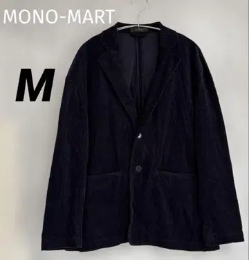 모노마트 네이비 코듀로이 남성용 테일러드 자켓 코튼 M
