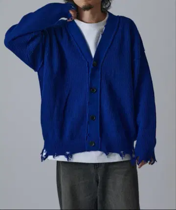 lui's 데미지 가디건 미사용 새상품