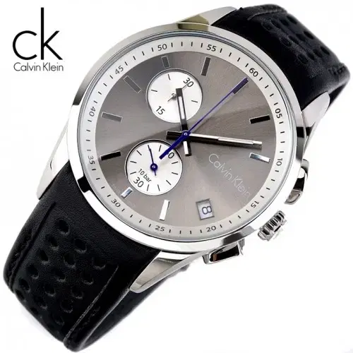 CALVIN KLEIN 캘빈클라인 Calvin Klein CK Leather Watch on Bunjang