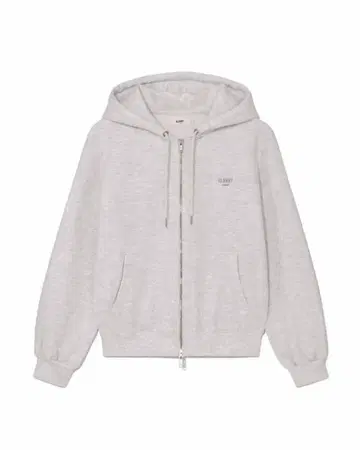 GLOWNY G BOXY ZIP UP(GRAY)