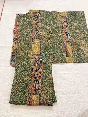 새상품급 고져스 사라사 코몬 후리소데
