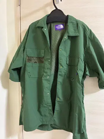 THE NORTH FACE 반팔 셔츠 L 그린