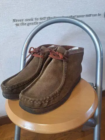 90s vintage Clarks Wallabees 오크 우드 26cm