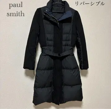 새상품급! Paul Smith 벨트 포함 리버서블 다운 자켓 사이즈 38