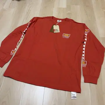 VANS 긴팔 티셔츠 택 포함 SD CHECKER BOX LOGO
