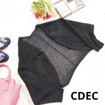 새상품급 CDEC 프론트 오픈 가디건 ( M ) 블랙/모몽가/7부 소매