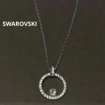 SWAROVSKI 원형 펜던트 목걸이