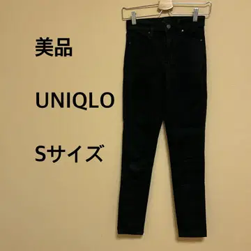 [새상품급] UNIQLO/여성용/스키니 팬츠/스트레치/검정/블랙/무지
