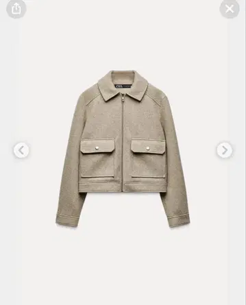 ZARA 소프트 집업 자켓