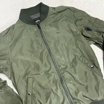Alpha Industries MA-1 플라이트 자켓 카키 L 사이즈