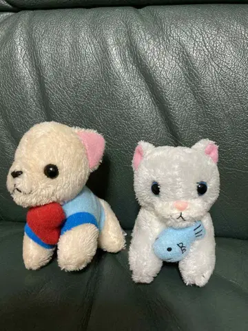 puppie와 kitty 봉제 인형 마스코트