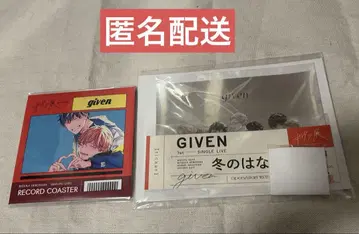 기븐전 레코드풍 코스터 피크 키링 세트