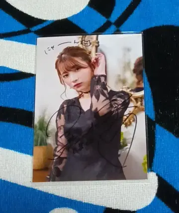 쿠로키 호노카 친필 사인 브로마이드