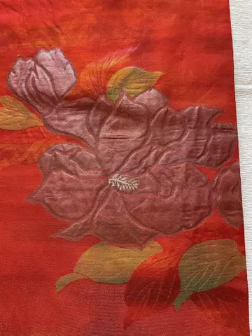 기모노 오비 레트로 앤티크 꽃 기모노 여자