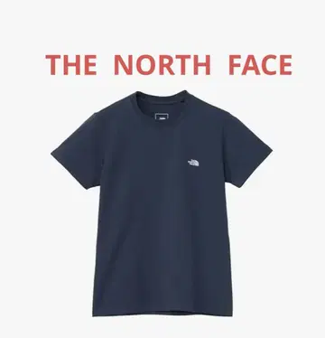 THE NORTH FACE 네이비 반팔 티셔츠