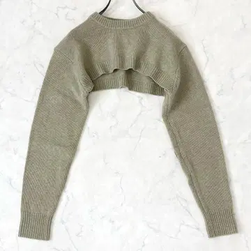 새상품급 앙클레어 24AW Short P/O 엘르보 패치 크롭 sg4