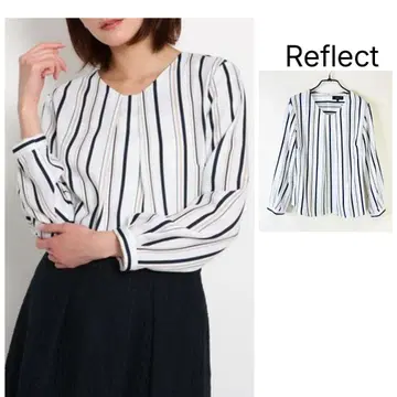 Reflect [세탁 가능] 멀티 스트라이프 블라우스
