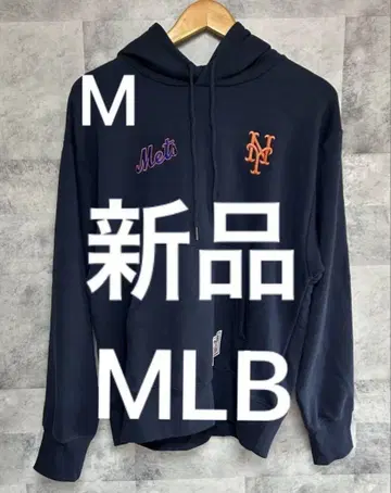 새상품 택 포함 MLB 메이저리그 뉴욕 메츠 후드티 네이비 M