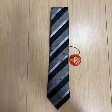 포켓몬 넥타이 실버 블랙 피카츄 택 포함 새상품