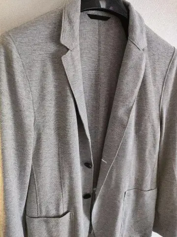 HUGOBOSS 스트레치 저지 테일러드 자켓 그레이 44 보스