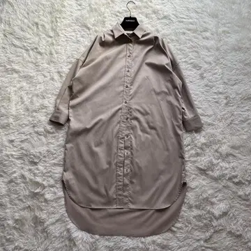 laungedress 라운지 드레스 롱 셔츠 원피스 광택 루즈핏